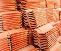 Telha marfim mesclada americana e super romana 